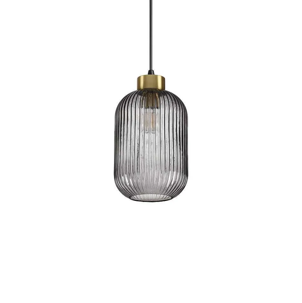 Suspension Ideallux Mint-1 Noir, 1 Lumiere