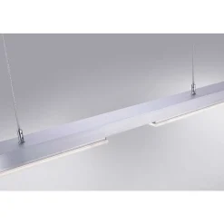 Suspension Paul Neuhaus Q-Henrik Led Aluminium, 3 Lumieres, Telecommandes