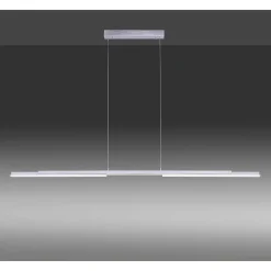 Suspension Paul Neuhaus Q-Henrik Led Aluminium, 3 Lumieres, Telecommandes