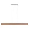 Suspension Paul Neuhaus Q-Timber Led Bois Clair, 1 Lumiere, Telecommandes