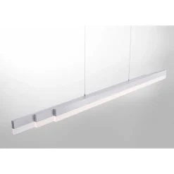 Suspension Paul Neuhaus Q-Tower Led Aluminium, 3 Lumieres, Telecommandes