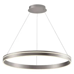 Suspension Paul Neuhaus Q-Vito Led Acier Inoxydable, 1 Lumiere, Telecommandes