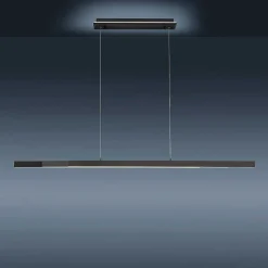 Suspension Paul-Neuhaus Q-Arian Led Anthracite, 4 Lumieres, Telecommandes