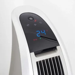 Ventilateur Benidorm Noir, Argente, Telecommandes