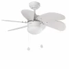 Ventilateur De Plafond A Lampe Faro Barcelona Palao Blanc, 1 Lumiere
