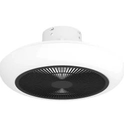 Ventilateur De Plafond Eglo Sayulita Led Noir, Blanc, 3 Lumieres