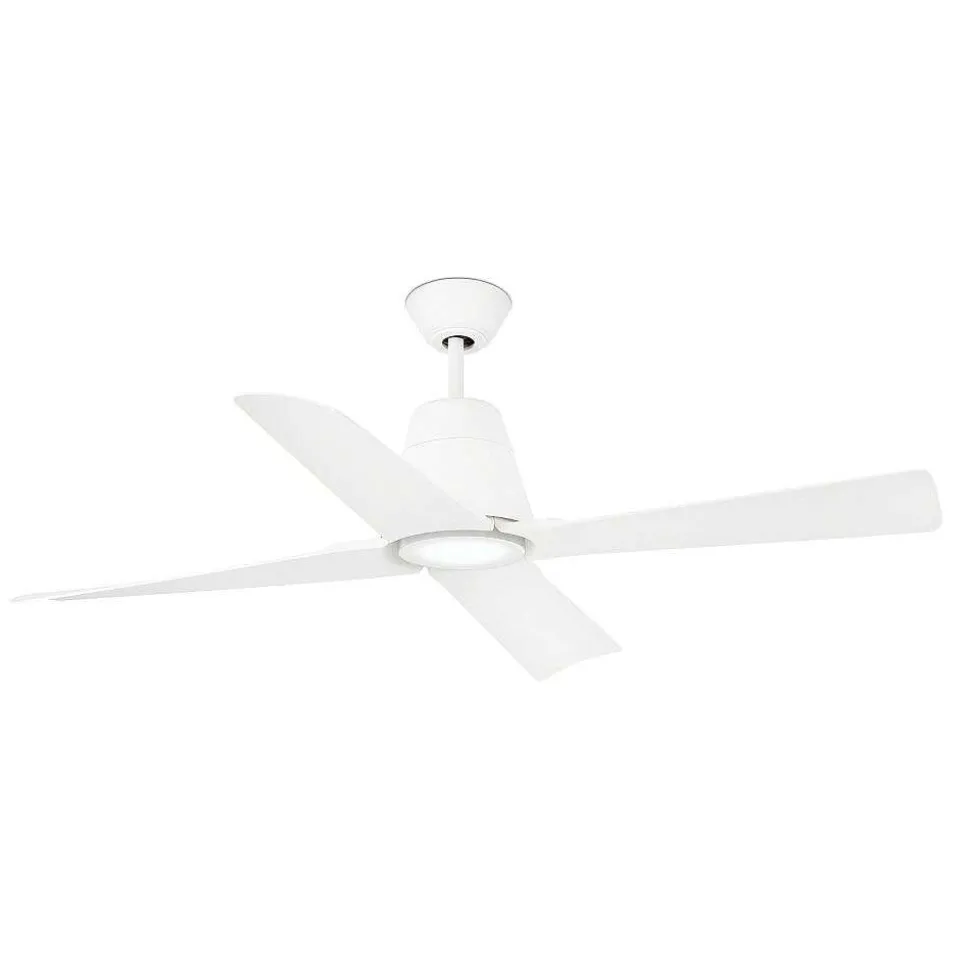 Ventilateur De Plafond Faro Barcelona Typhoon Blanc, 1 Lumiere